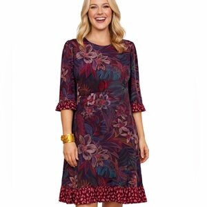 Johnny Was Alicante silk tunic dress NWT